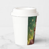 Tiny Dragon Keeper met Vlinders Papieren Bekers (Rechts)