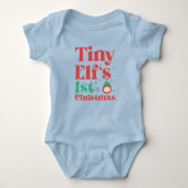 Tiny Elf's eerste kerstdag Romper (Voorkant)