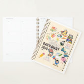 Tiny Emoji Magic - Een grillig Doodle Book Hoesje Planner (Display)