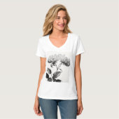 Tiny Fairy in een betoverde tuin T-shirt (Voorkant volledig)