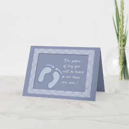 Tiny Feet Blue Aankondiging