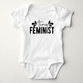 Tiny feministische Vrouw empowerment Romper (Voorkant)