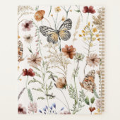 Tiny Floral Blooms Wedding Planner (Achterkant)