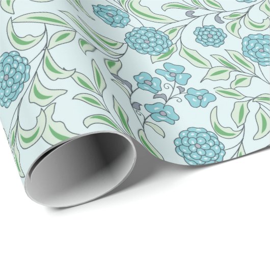 Tiny Floral Vine Garden Cadeaupapier (Rol Hoek)