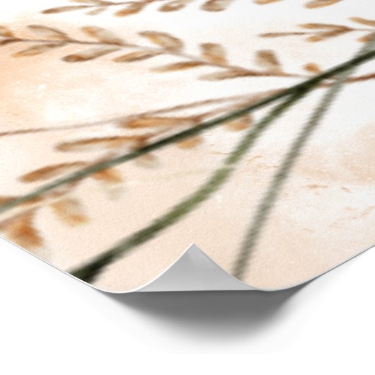  tiny Floral Wedding Love Poster (Hoek)