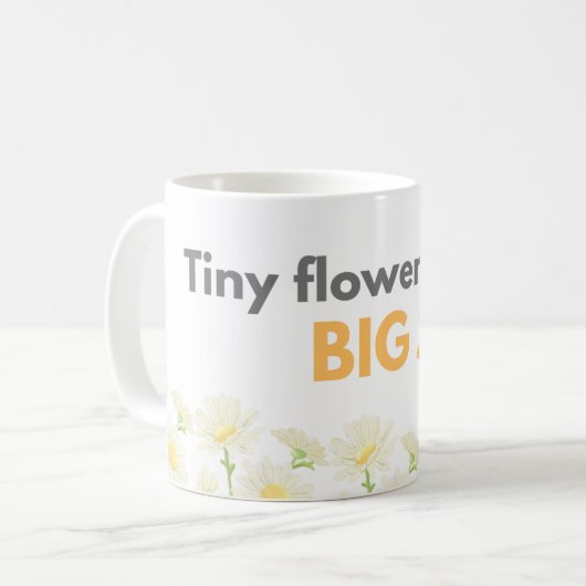Tiny Flower Big Joy Daisy Mok (Voorkant links)