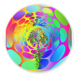 TINY FLOWER KERAMISCHE KNOP