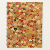 Tiny Flowers Chiyogami Planner (Voorkant)