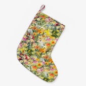 Tiny Flowers Field: heldere Waterverf. Kleine Kerstsok (Voorkant (Hangend))