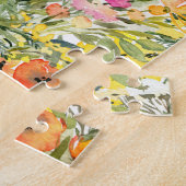 Tiny Flowers Field: heldere Waterverf. Legpuzzel (Zijkant)