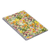 Tiny Flowers Field: heldere Waterverf. Notitieboek (Rechterzijde)