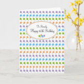 Tiny Flowers Happy 65th Birthday Kaart (Gele Bloem)