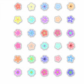 Tiny Flowers Stickers Kit by Cherie (Voorkant)