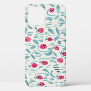 Tiny Flowers: Waterverf naadloos Case-Mate iPhone Case
