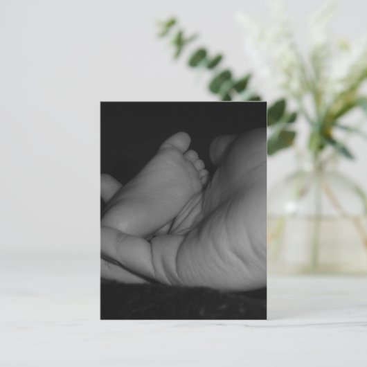 Tiny Foot Briefkaart (Staand voorkant)