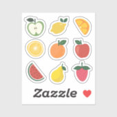Tiny Fruit Planner Stickers (Vel)
