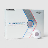 Tiny Gestreepte Callaway Supersoft Golfballen (Verpakking)