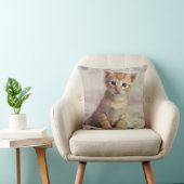 Tiny Ginger Kitten Kussen (Stoel)