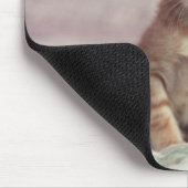 Tiny Ginger Kitten Muismat (Hoek)