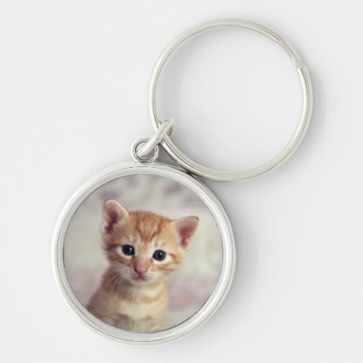 Tiny Ginger Kitten Sleutelhanger (Voorkant)