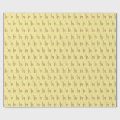 Tiny Giraffe Pattern Cadeaupapier (Vlak)