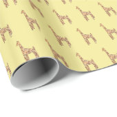 Tiny Giraffe Pattern Cadeaupapier (Rol Hoek)
