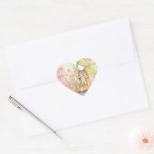 Tiny Girl En Haar Teddy Bear Stickers (Envelop)