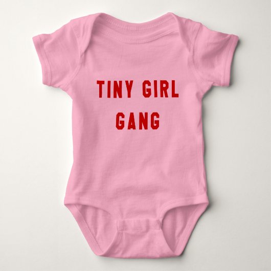 Tiny Girl Gang Baby Bodysuit (Voorkant)