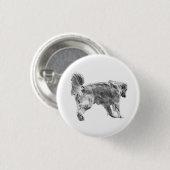 Tiny Golden Badge Ronde Button 3,2 Cm (Voorkant /achterkant)