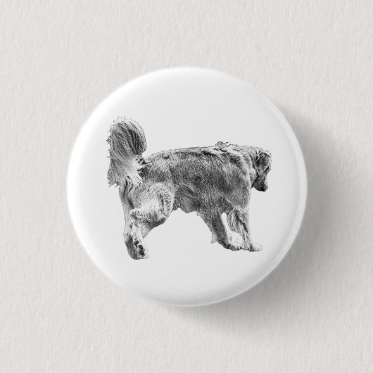 Tiny Golden Badge Ronde Button 3,2 Cm (Voorkant)