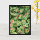 Tiny Green Flora - Lied van de Zon. 8:7 Wenskaart Kaart (Gele Bloem)