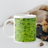 Tiny Green Shamrocks Bloemen Grote Koffiekop