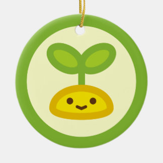 Tiny Green Sprout Keramisch Ornament