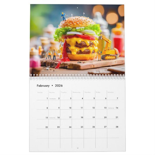 Tiny Grill Masters – 2026 Miniature BBQ Calendar Kalender (Feb 2026)