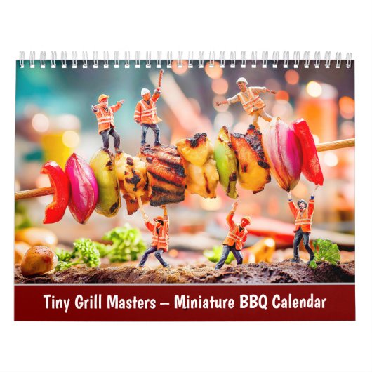 Tiny Grill Masters – 2026 Miniature BBQ Calendar Kalender (Hoes)