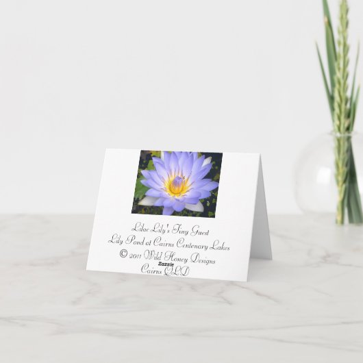 Tiny Guest Kaart (Achterkant)