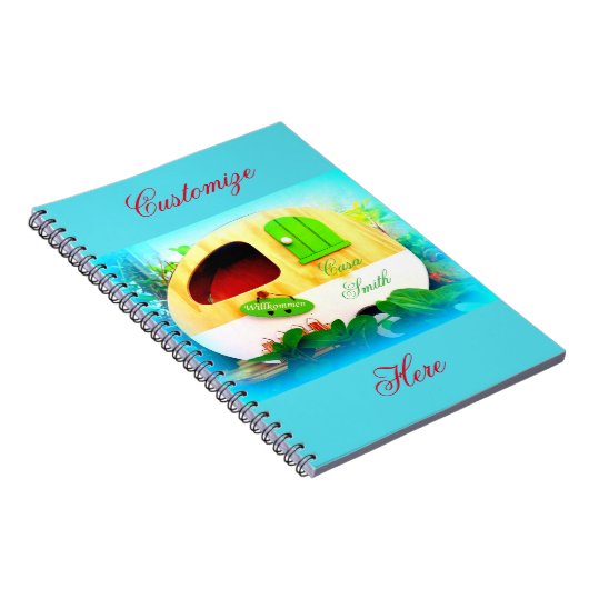 Tiny gypsy caravan casa notitieboek (Rechterzijde)