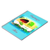 Tiny gypsy caravan casa notitieboek (Linkerzijde)