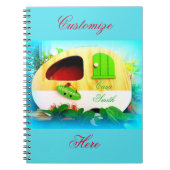 Tiny gypsy caravan casa notitieboek (Voorkant)