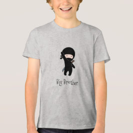 Tiny Happy Ninja beroemd gemaakt door Big Brother Tri-Blend Shirt