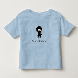 Tiny Happy Ninja in training Kinder Shirts