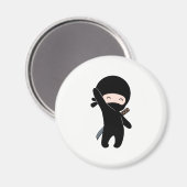 Tiny Happy Ninja Magneet (Voorkant / Achterkant)