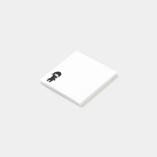 Tiny Happy Ninja Post-it® Notes (Schuin)