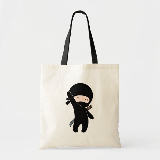 Tiny Happy Ninja Tote Bag (Voorkant)