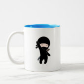 Tiny Happy Ninja Tweekleurige Koffiemok (Links)