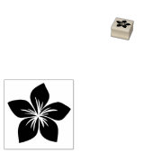 Tiny Hawaii Plumeria Kersenbloesem Bloem Rubberstempel (Gestempeld)