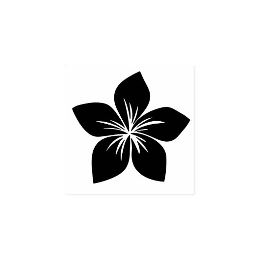 Tiny Hawaii Plumeria Kersenbloesem Bloem Rubberstempel (Afrduk)