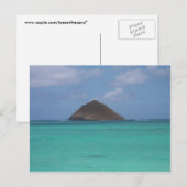 Tiny Hawaiian Island Briefkaart (Voorkant / Achterkant)