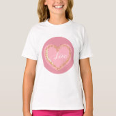 Tiny Heart, Big Love Schattigee peuter T-shirt (Voorkant)