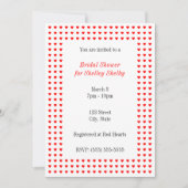 Tiny Hearts Invitation Kaart (Voorkant)